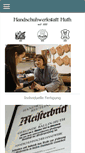 Mobile Screenshot of handschuhwerkstatt.de